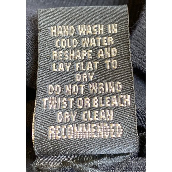 BCBG Maxazria Womens Black Long Sleeve Sweater L - Picture 6 of 6